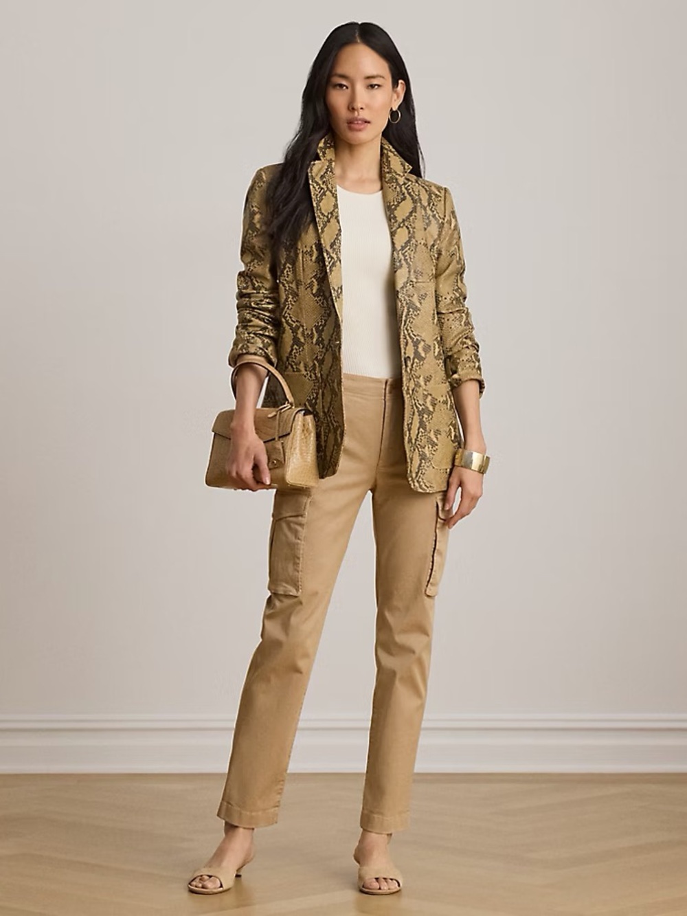 Ralph Lauren Chino Cropped Cargo Pant